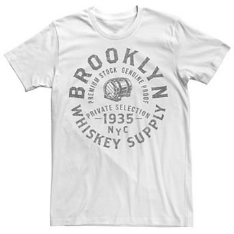 Men's Brooklyn Whiskey Supply Premium Stock Genuine Label Tee