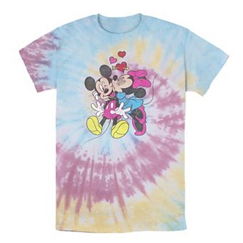 Men's Disney Mickey & Friends Valentine Couple Wash Tee
