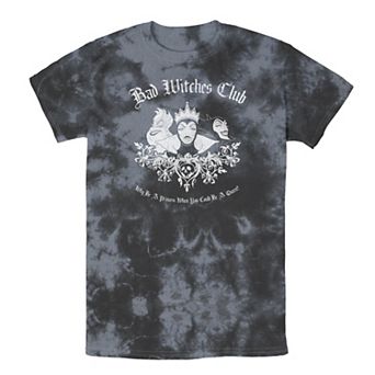Men's Disney Villains Bad Witches Club Group Shot Wash Tee