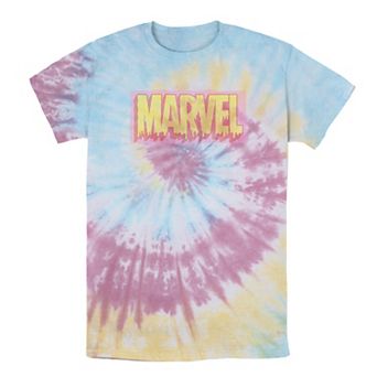 Men's Marvel Paint Drip Logo Wash Tee