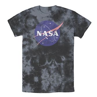 Men's NASA Distressed Simple Logo Wash Tee