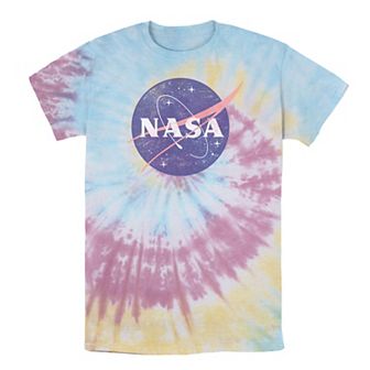 Men's NASA Distressed Simple Logo Wash Tee