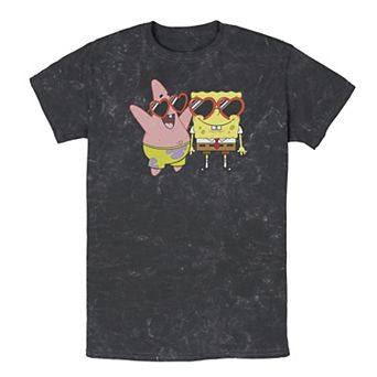 Men's SpongeBob SquarePants & Patrick Heart Glasses Tee