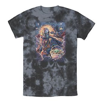 Men's Star Wars: The Mandalorian & The Child Starry Night Tee