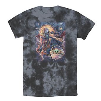 Men's Star Wars: The Mandalorian & The Child Starry Night Tee