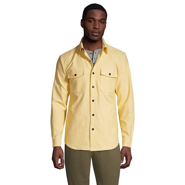 Organic Chamois Cloth Button Down