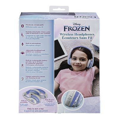 eKids Disney Frozen Bluetooth Wireless Headphones