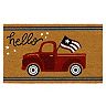 Celebrate Americana Together Coir Hello Truck 18'' x 30'' Doormat