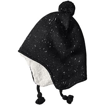Girls Lands' End Peruvian Pom Winter Hat