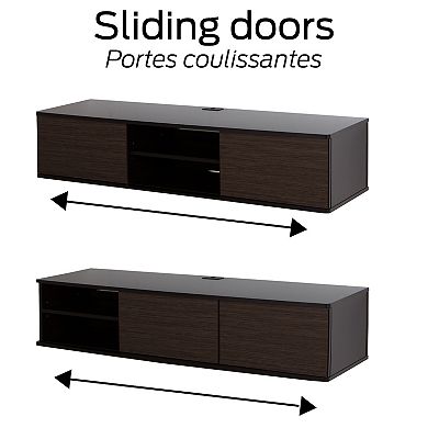 South Shore Agora Wall-Mounted Media Console