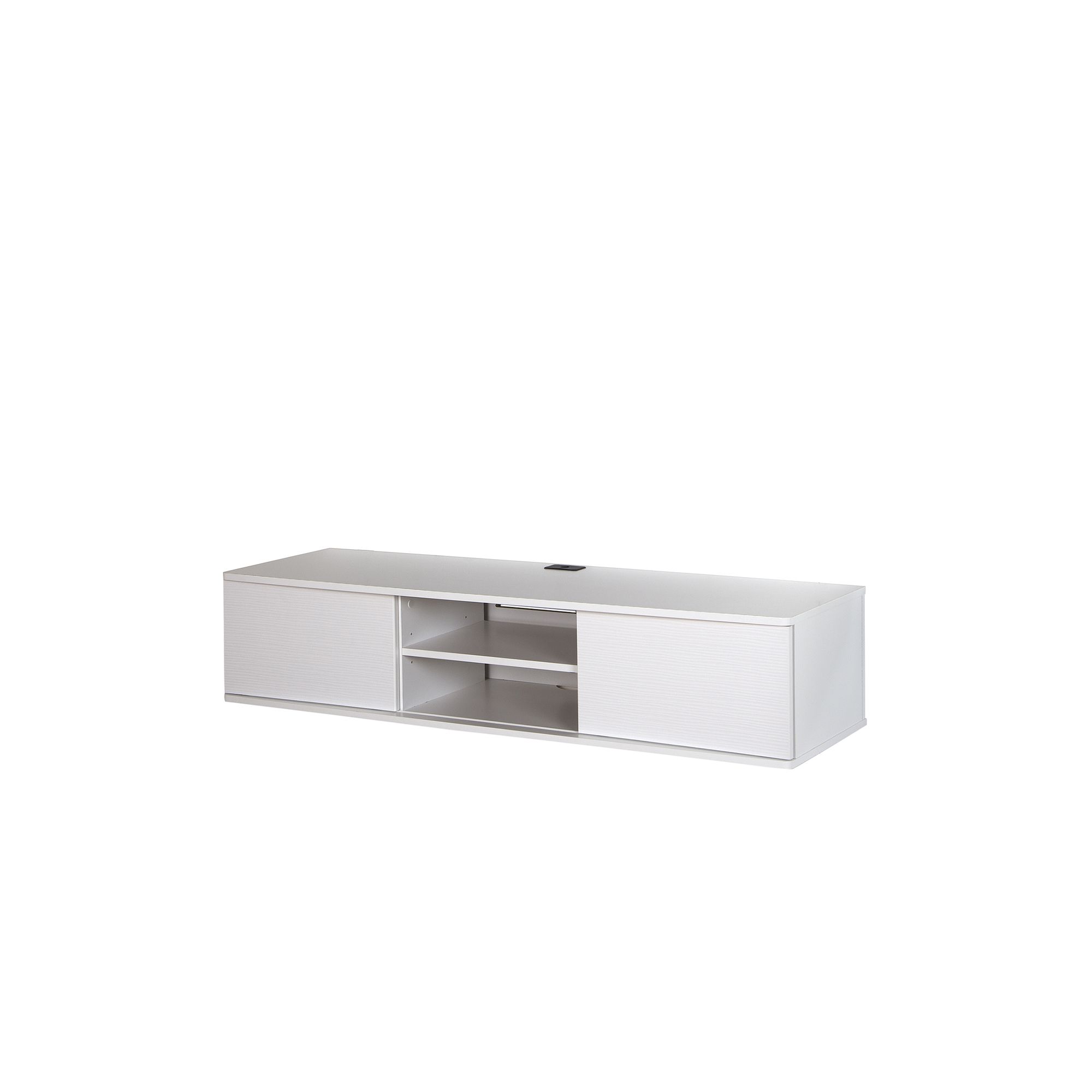 South Shore Agora Wall-Mounted Media Console, White