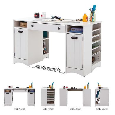 South Shore Artwork Craft Table with Storage