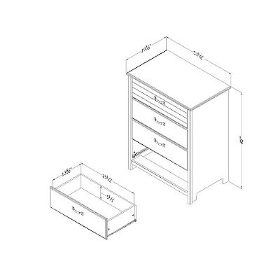 South Shore Asten 4-Drawer Chest