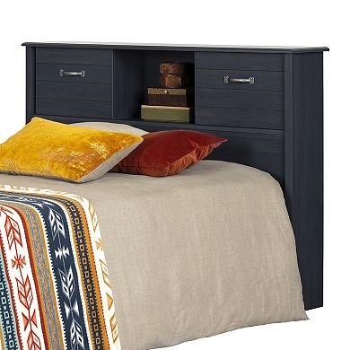 South Shore Asten Bookcase Headboard with Doors