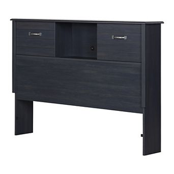 South Shore Asten Bookcase Headboard with Doors