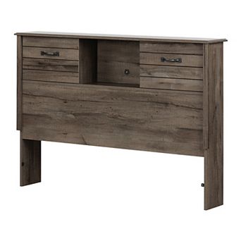 South Shore Asten Bookcase Headboard with Doors