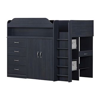South Shore Asten Loft Bed with Desk
