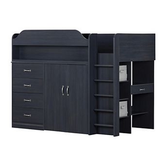 South Shore Asten Loft Bed with Desk