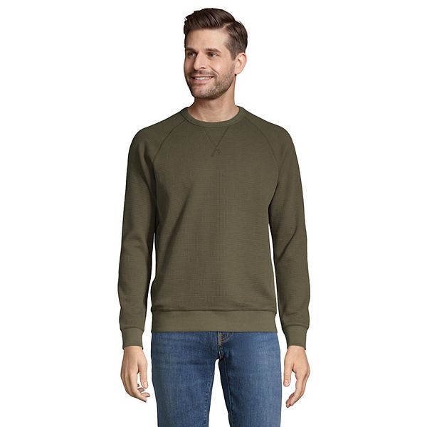 Men's Lands' End Waffle Sweatshirt