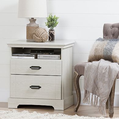 South Shore Avilla 2-Drawer Nightstand