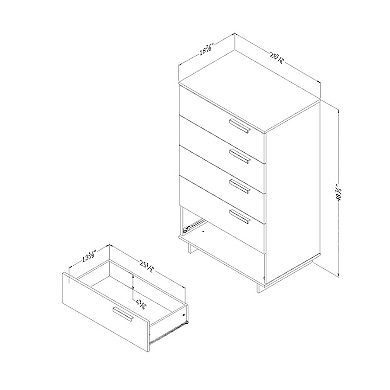 South Shore Cavalleri 5-Drawer Chest Storage Unit