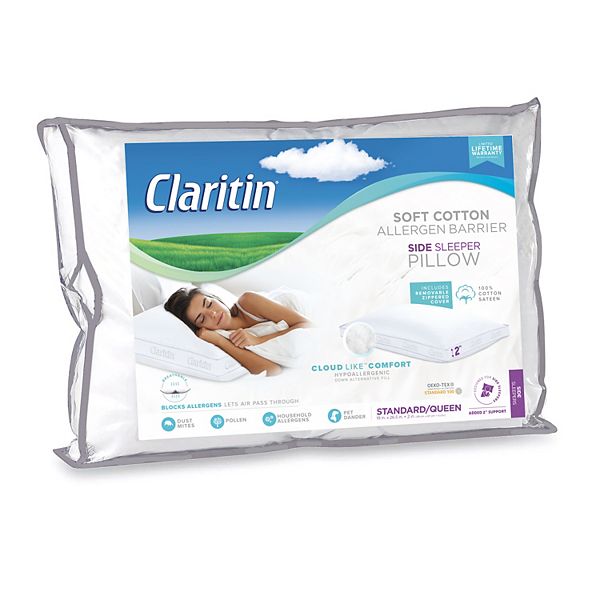 Claritin shop embossed pillow