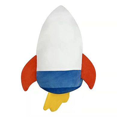 The Big One® White Rocket Squishy Throw Pillow