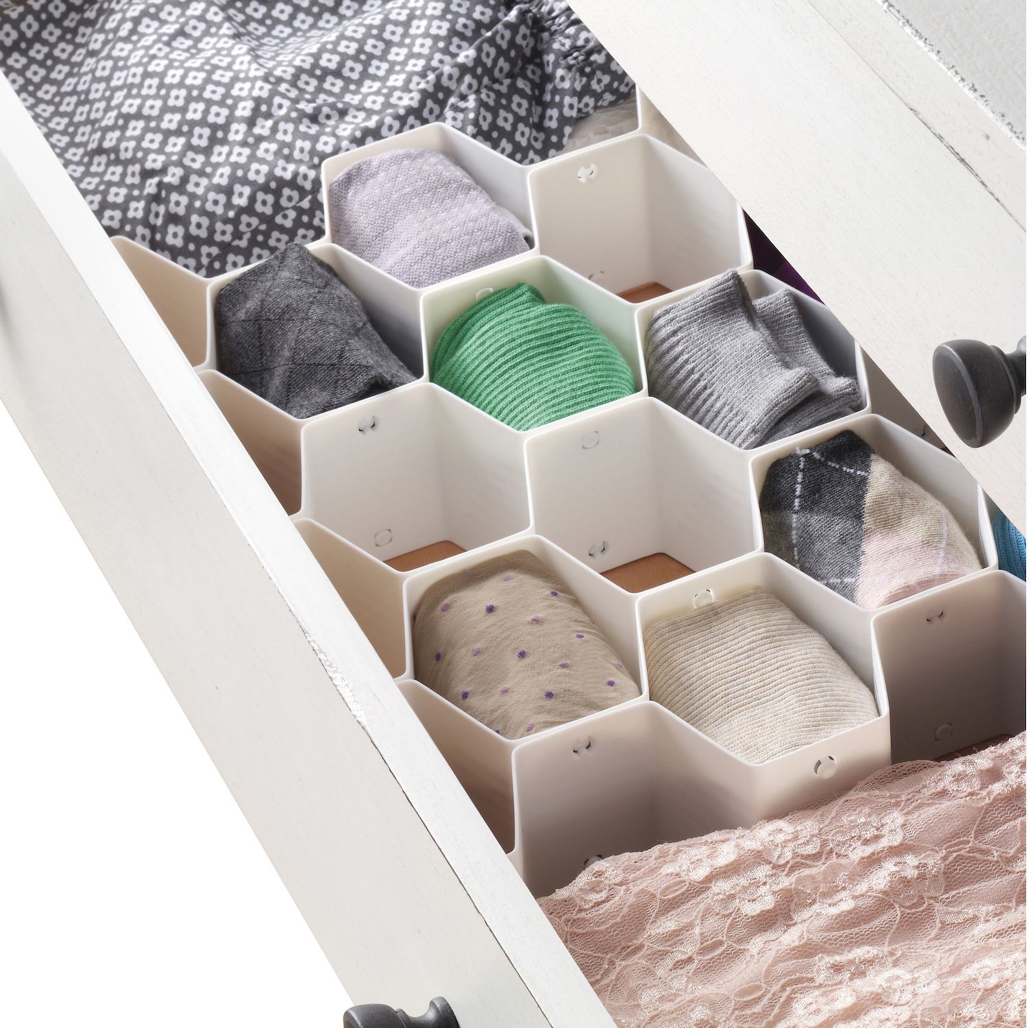 Whitmor Honeycomb Drawer Organizer - Thumbnail 2
