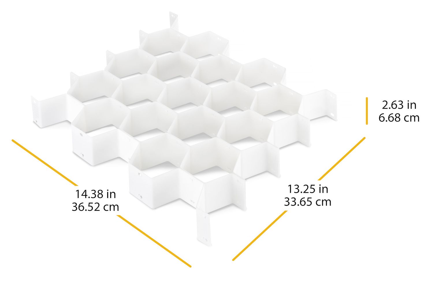 Whitmor Honeycomb Drawer Organizer - Thumbnail 3