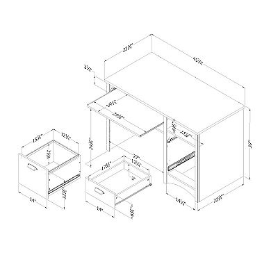 South Shore Gascony Desk