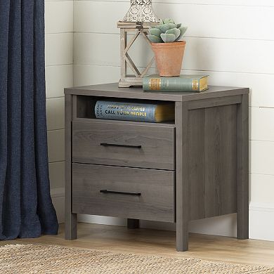 South Shore Gravity 2-Drawer Nightstand