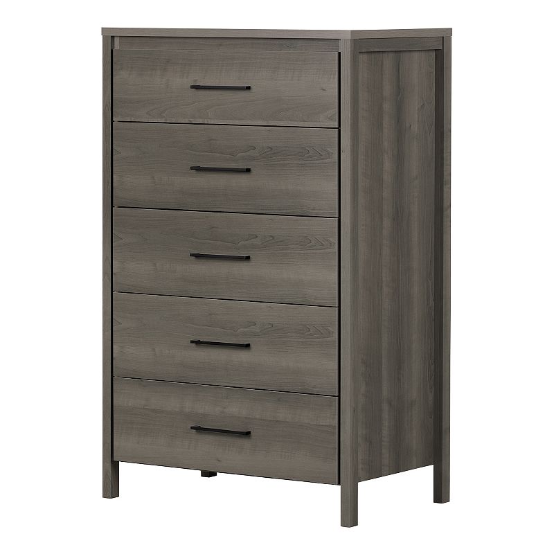 South Shore Gravity 5-Drawer Chest, Grey