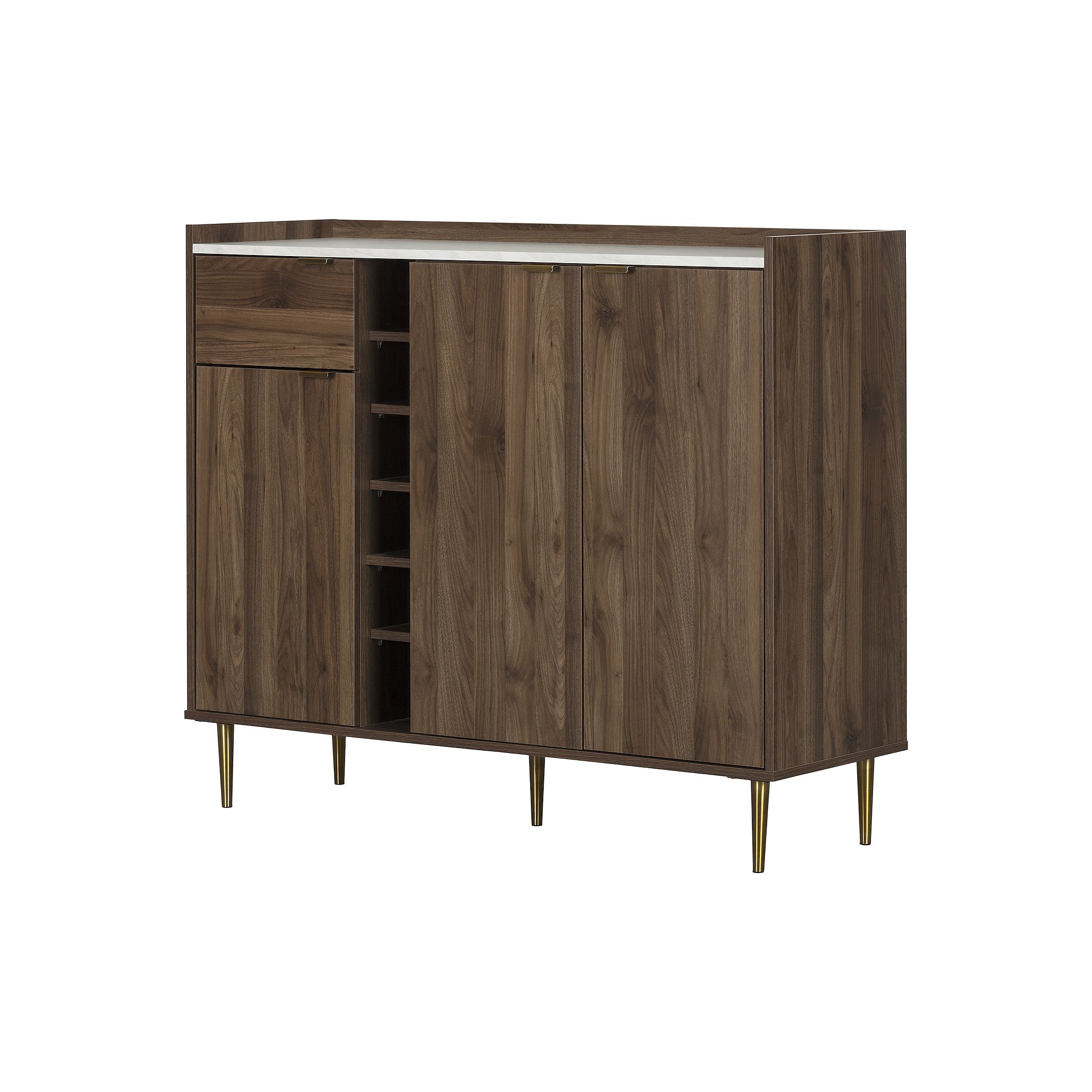 South Shore Hype Buffet with Storage, Brown