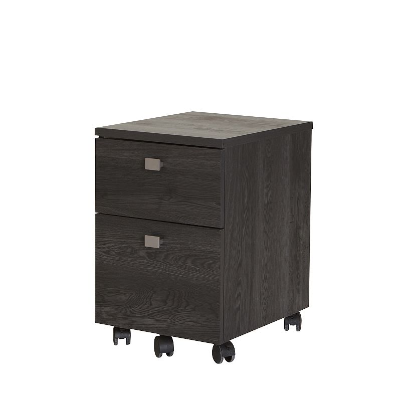 South Shore Interface 2-Drawer Mobile File Cabinet, Grey
