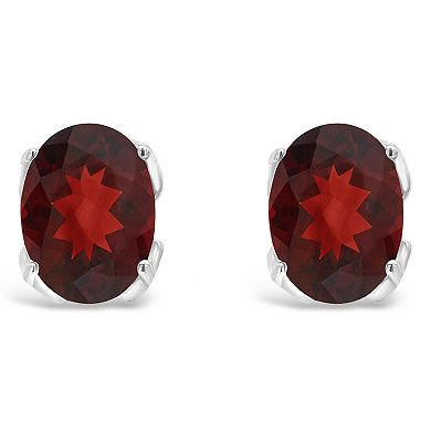 Alyson Layne 14k Gold Oval Garnet Stud Earrings