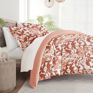 Home Collection Premium Ultra Soft Boho Flower Reversible Duvet Cover Set