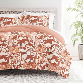 Home Collection Premium Ultra Soft Boho Flower Reversible Duvet Cover Set