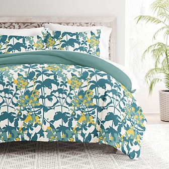 Home Collection Premium Ultra Soft Boho Flower Reversible Duvet Cover Set