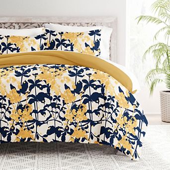 Home Collection Premium Ultra Soft Boho Flower Reversible Duvet Cover Set