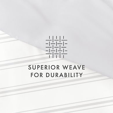 Home Collection Premium Ultra Soft Desert Stripe Reversible Duvet Cover Set
