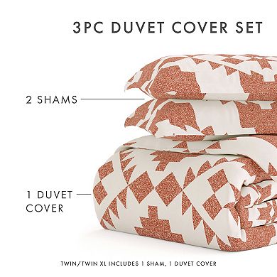 Home Collection Premium Ultra Soft Adobe DiamondReversible Duvet Cover Set