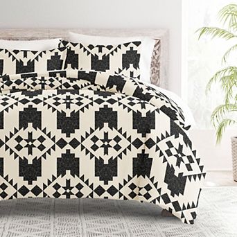 Home Collection Premium Ultra Soft Adobe Diamond Reversible Duvet Cover Set