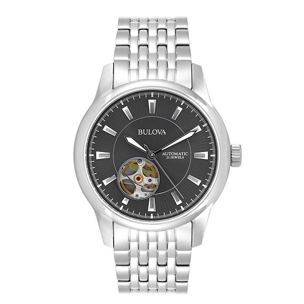 Bulova Men's Stainless Steel Automatic Watch - 96A190