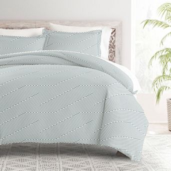 Home Collection Premium Ultra Soft Modern Diagonal Duvet Cover Set