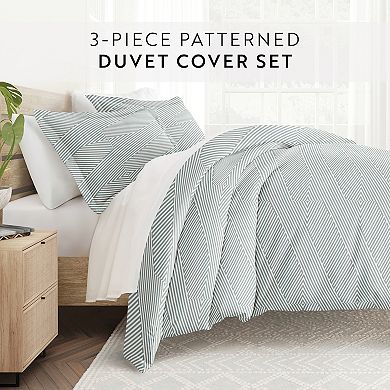 Home Collection Premium Ultra Soft Modern Diagonal Duvet Cover Set