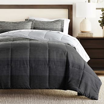 Home Collection Premium Ultra Soft Gray Ombre Down-Alternative Comforter