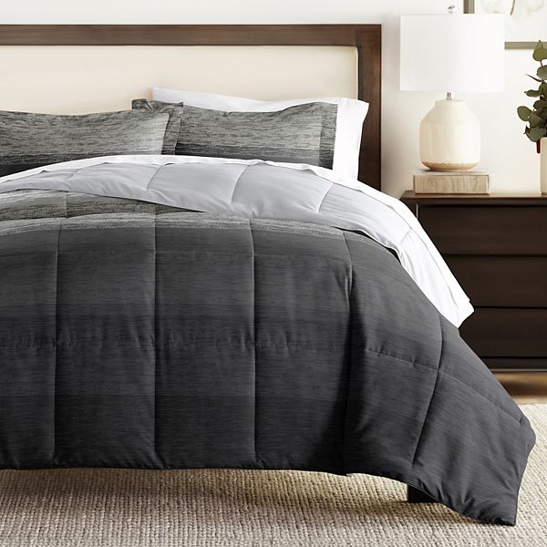 Home Collection Premium Ultra Soft Gray Ombre Down-Alternative Comforter - Gray (CAL KING)