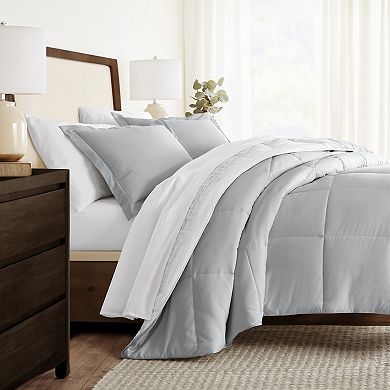 Home Collection Premium Ultra Soft Gray Ombre Down-Alternative Comforter