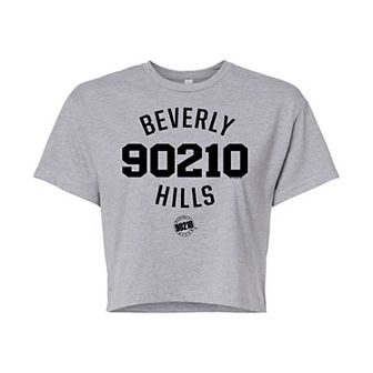 Juniors' Beverly Hills 90210 Cropped Tee