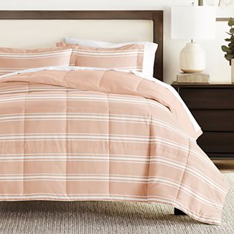 Home Collection Premium Ultra Soft Soft Stripe Reversible Down-Alternative Comforter